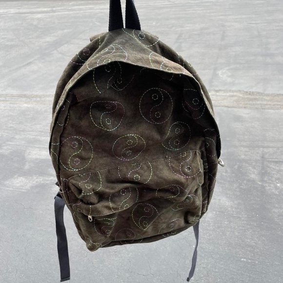 ✨URBAN OUTFITTERS ✨Ying Yang Icon Embroidered Backpack - Picture 1 of 6